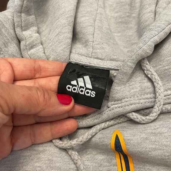 Adidas NBA Cavalier James 23 Men's Hoodie Gray Size Small - Picture 4 of 9